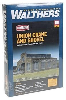 Walthers Fabrikgebäude Union Crane and Shovel 933-4021 H0
