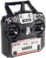 Reely HT-10 Hand-Fernsteuerung 2,4 GHz Anzahl Kan&auml;le: 10 inkl. Empf&auml;nger (1518204)