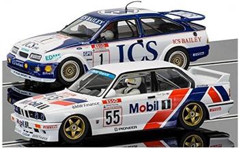 ScaleXtric Touring Car Legends Twinpack - Ford Sierra RS500 and BMW E30