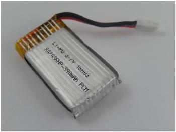 vhbw Li-Polymer Akku 390mAh (3.7V) für Modellbau, Drohne