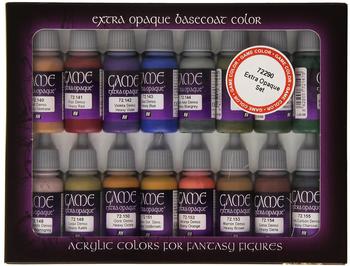 Vallejo Game Color Extra Opaque Basecoat Colours 16 (all)