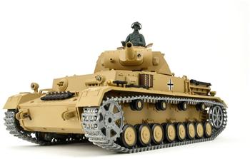 Heng Long Panzer Kampfwagen IV Ausf.F-1 RTR mit Rauch und Sound grau (ET3752)