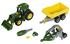 klein toys John Deere Traktor mit Kippmuldenanhänger und Pflug