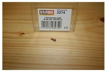 Brawa 3274 H0 Liliputlampe M 60.204 16V/30mA gelb