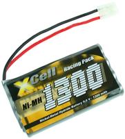 Racing-Pack 9,6 Volt mit Tamiya Stecker NiMH-Akku 1300mAh ca. 10,2x58x15mm