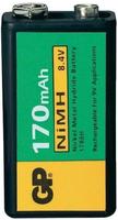 GP GPIND17R9HC1, GP GPIND17R9HC1 9V Block-Akku NiMH 170 mAh 9.6V 1St.