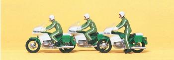 Preiser Motorradfahrer Polizei (10489)