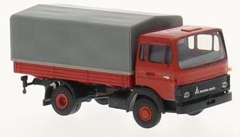 Brekina Magirus MK Pritsche/Plane rot 34700 H0