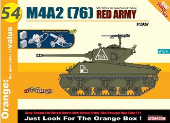 Dragon 1:35 M4A2 (76) Red Army+Maxim MachineGun
