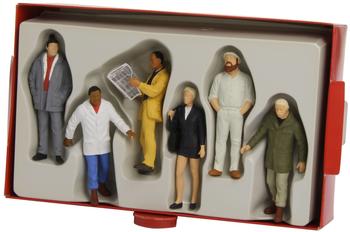 Preiser Passanten. 6 Figuren (45156)