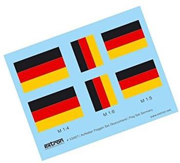 EXTRON MODELLBAU Aufkleber Flaggensatz (1:4, 1:5, 1:6)
