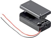 Goobay - 48171 Batteriehalter 1x 9 V Block Kabel (l X B X H) 68.4 X 33.2 X 25.6 Mm