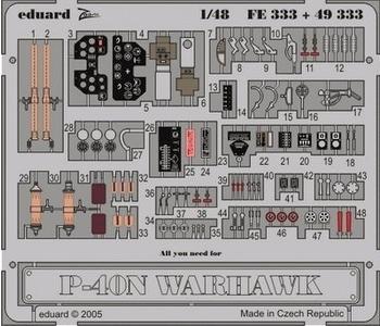Eduard Accessories P-40N Warhawk