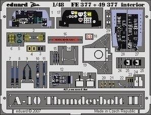 Eduard Accessories A-10 Thunderbolt II interior Für Italeri Bausatz