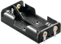 Goobay - 46552 Batteriehalter 2x Mignon (aa) L&ouml;tanschluss (l X B X H) 58 X 32 X 14.5