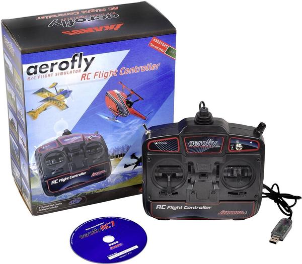 Ikarus aeroflyRC7 Professional Modellbau Flugsimulator inkl. Fernsteuerung