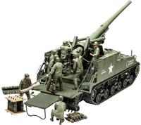 Tamiya 35351, Tamiya US Self-Propelled 155mm Gun M40 (35351) Grün Tamiya 35351, Tamiya US Self-Propelled 155mm Gun M40 (35351) Grün