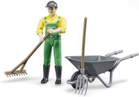bruder 62610, Bruder Figurenset Landwirt mit Zubeh&ouml;r