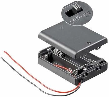 Goobay 12445 Batteriehalter , 3x Mignon (AA)