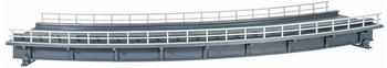 Kibri Stahltr&auml;gerbr&uuml;cke gebogen eingleisig Modellbausatz H0 (39706)