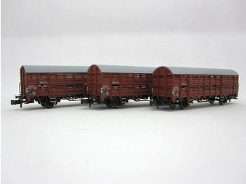 Liliput L260140 N 3-tlg. Set Verschlagwagen Vlmms 63 ohne Bühne, DB, Ep. III