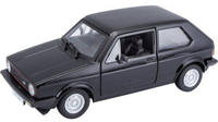 Bburago 15621089BK, Bburago 1:24 Modellauto VW Golf MK1 GT (15621089BK) Schwarz