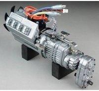 THICON MODELS 50230 1:14 Scale Allradgetriebe 3-Gang mit Motor, Lüfter und Schaltservo 1St.