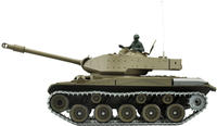 Amewi RC Auto Panzer M41 Walker Bulldog ohne Akku/14+