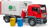 bruder 3761, Bruder MAN TGS Seitenlader M&uuml;ll-LKW Fertigmodell Nutzfahrzeug...