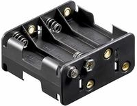 Goobay - 12470 Batteriehalter 8x Mignon (aa) Druckknopfanschluss (l X B X H) 63...