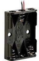 VELLEMAN BH431A Batteriehalter 3x Micro (AAA) Kabel (L x B x H) 53 x 38 x 13mm