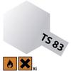 Tamiya 85083, Tamiya Acrylfarbe Metallic-Silber TS-83 Spraydose 100ml,...