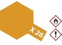 Tamiya 81026, Tamiya Acrylfarbe Klar-Orange (gl&auml;nzend) X-26 Glasbeh&auml;lter 23ml,