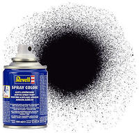 Revell Modellbau Spray Color Schwarz matt 100ml 34108