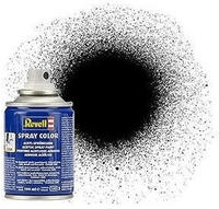 Revell Modellfarben Spray Color schwarz seidenmatt 100ml 34302