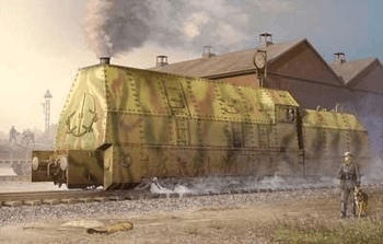 Trumpeter German Panzerlok BR57 Armoured Locomotive