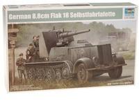 Trumpeter Modellbausatz Deutsche Flak 18 Selbstfahrlafette (01585)