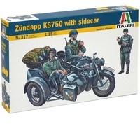 Italeri 317 - Motorrad-Gespann Zündapp KS750 1:35