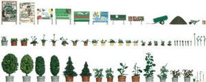 Busch Blumen- und Pflanzk&uuml;bel-Set (1211)