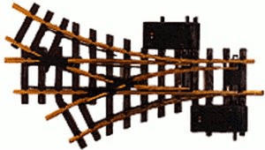 LGB Elektrische Dreiwegweiche R1 30&deg; (12360)