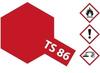 Tamiya 85086, Tamiya Acrylfarbe Brillantrot TS-86 Spraydose 100ml, Grundpreis:...