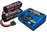 Traxxas 2990G, Traxxas Akku und Ladeger&auml;t Set (2990G) Schwarz/Rot/Blau