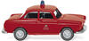 Wiking 086145, Wiking 086145 H0 Einsatzfahrzeug Modell Volkswagen 1600 Feuerwehr