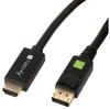 TECHly - Adapterkabel - DisplayPort männlich bis HDMI männlich