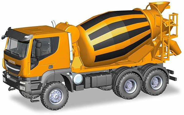 Herpa Iveco Trakker 6x6 Betonmischer-LKW, orange (310000)