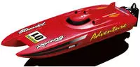 Amewi 26070, Amewi Rennkatamaran Adventure rot 2,4 GHz 30km/h, 45cm