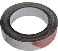 TOOLCRAFT ANST255M-RW Warnklebeband ANST255M-RW Rot-Weiß (L x B) 5m x 25mm 5m