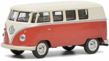 Schuco VW T1 Bus, rot beige, 1:64 (017100)