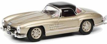 Schuco Mercedes-benz 300 SL Roadster mit Hardtop, champagner-schwarz, 1:43 (258800)
