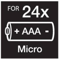 Basetech AAA 24-PK Batteriebox 24x Micro (AAA), 10440 (L x B x H) 90 x 62 x 25mm